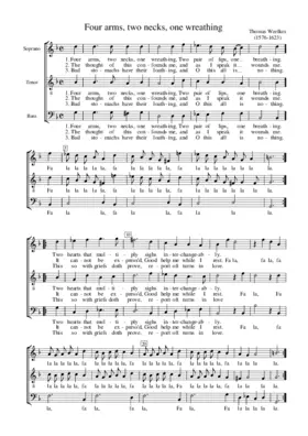 Four arms, two necks, one wreathing