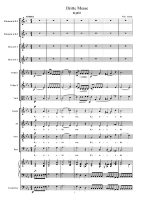 Missa No. 3 in Eb Major