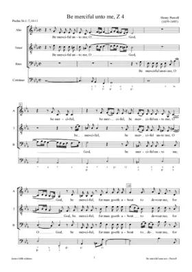 Be merciful unto me, Z 4