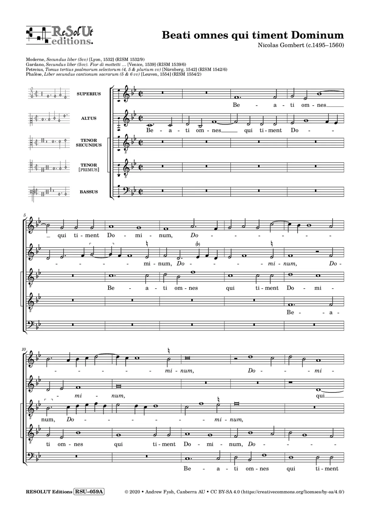 Beati omnes - Page 1