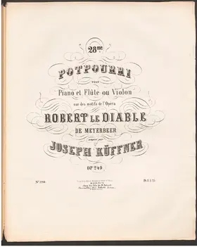 Potpourri for Flute or Violin and Piano No.28