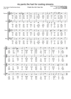 As pants the hart for cooling streams