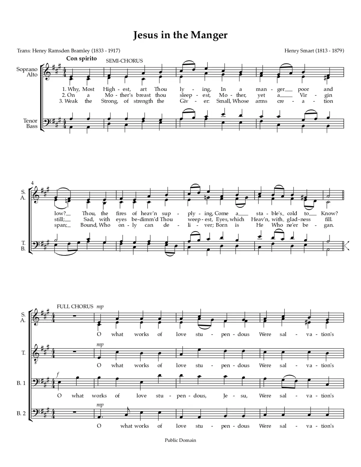 Jesus in the Manger - Page 1