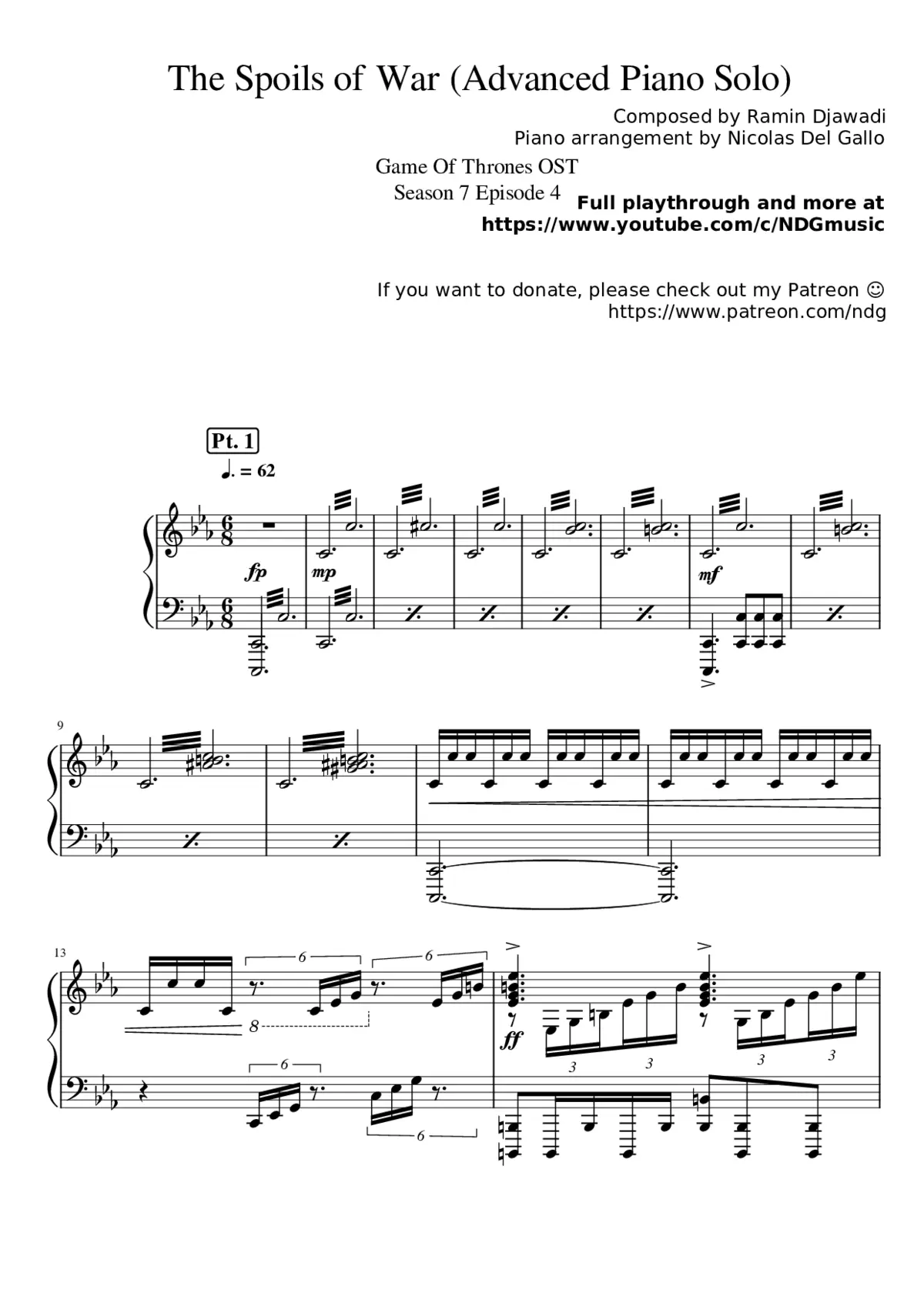 The Spoils of War - Page 1