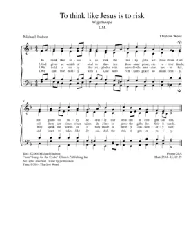 To think like Jesus is to risk