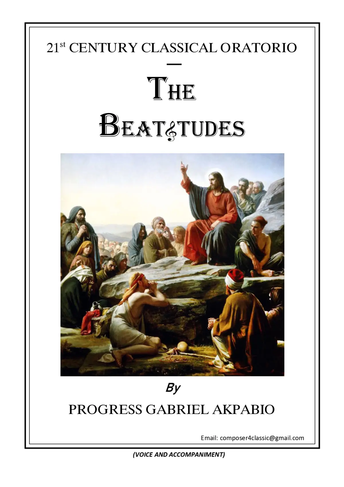 The Beatitudes - Page 1