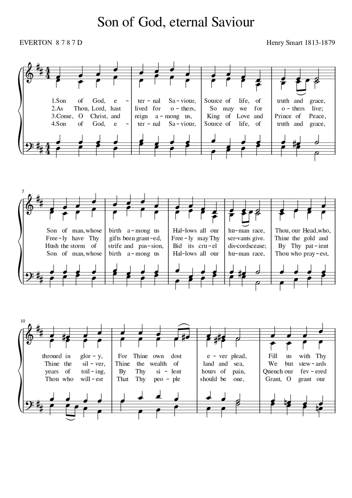 Everton/Son of God Eternal Saviour - Page 1