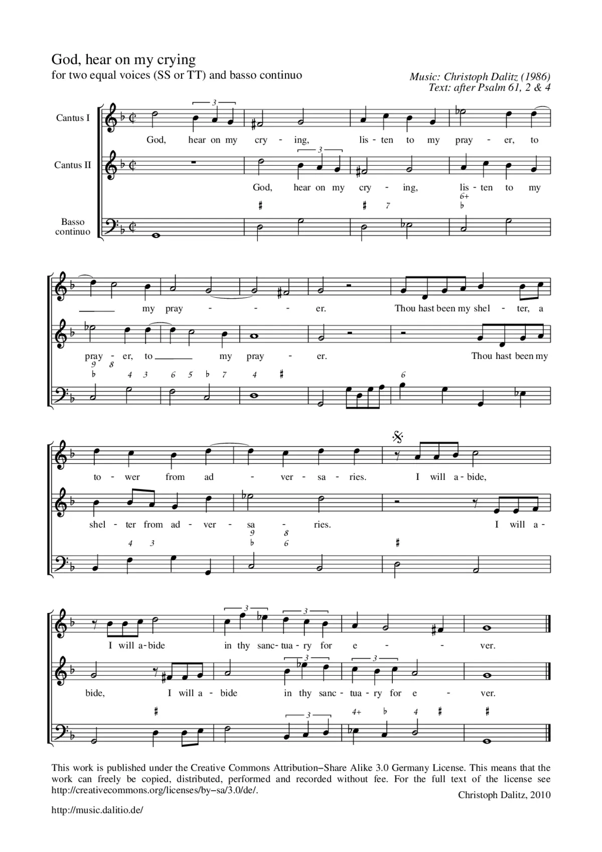 God hear on my crying - Page 1
