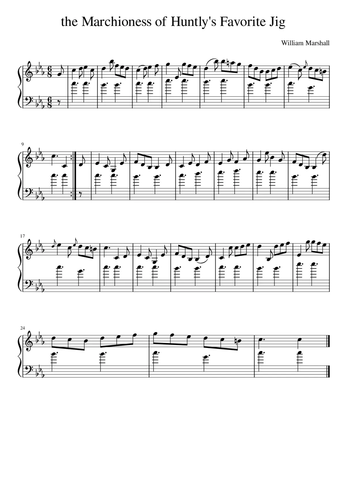 The Marchioness of Huntly - Page 1