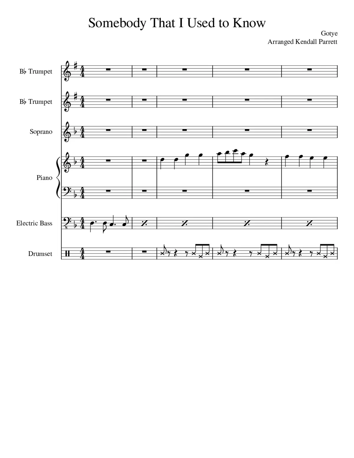 somebody that i used to know - Page 1