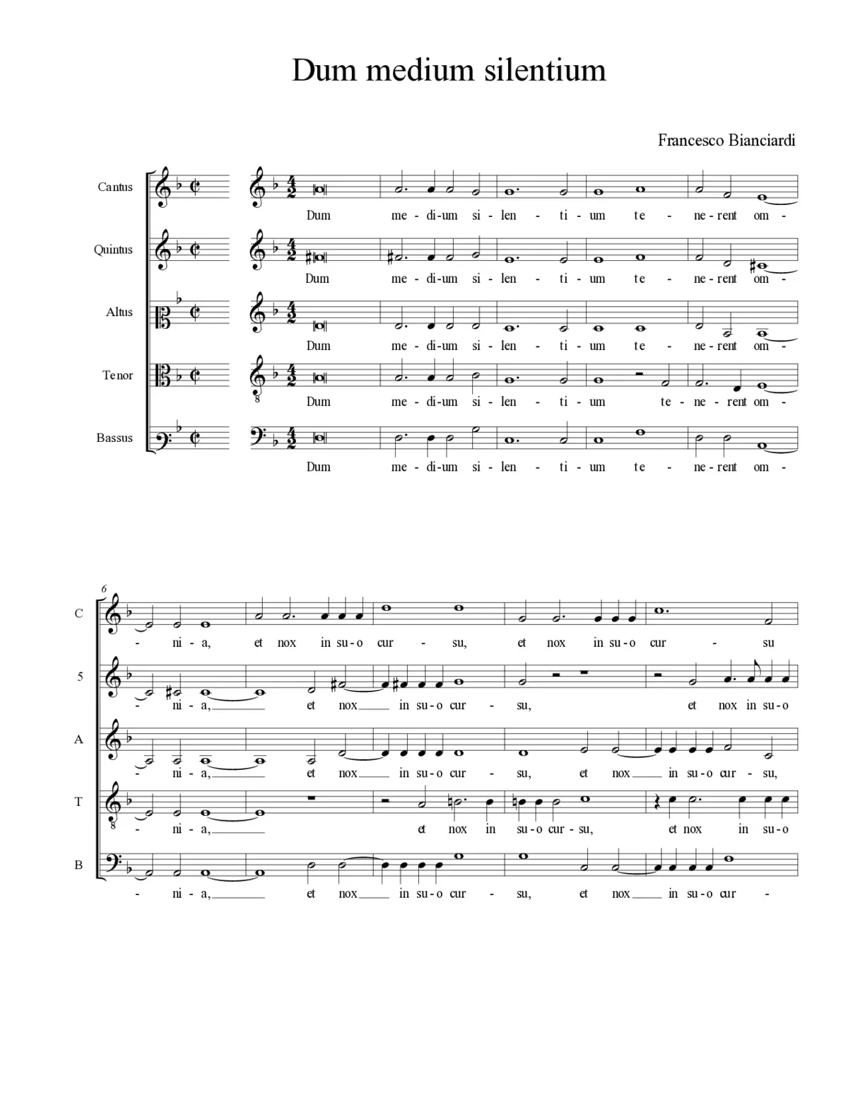 Dum medium silentium - Page 1