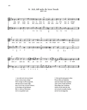 Ach, daß nicht die letzte Stunde