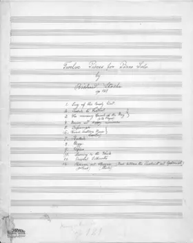 12 Pieces for Piano Solo