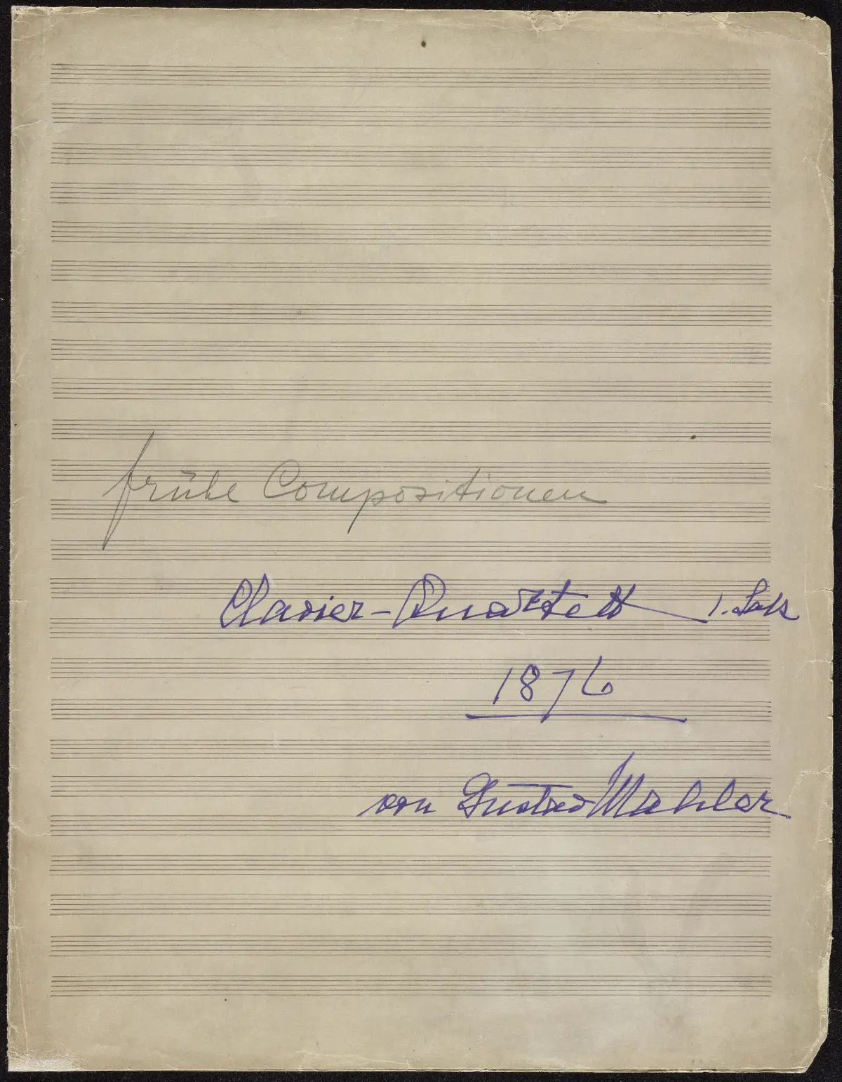 Piano Quartet - Page 1