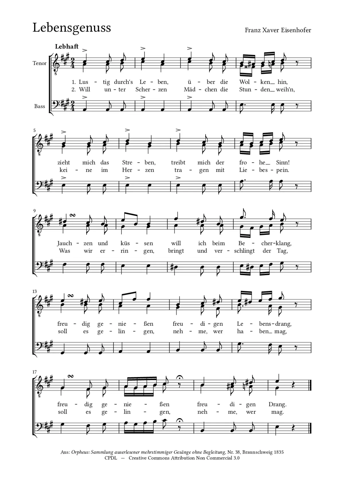 Lebensgenuss - Page 1