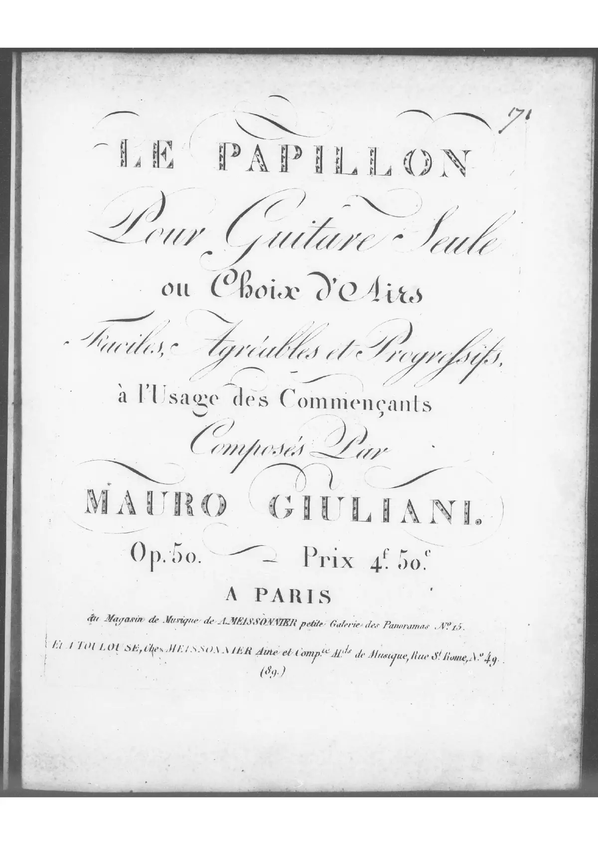Le Papillon - Page 1