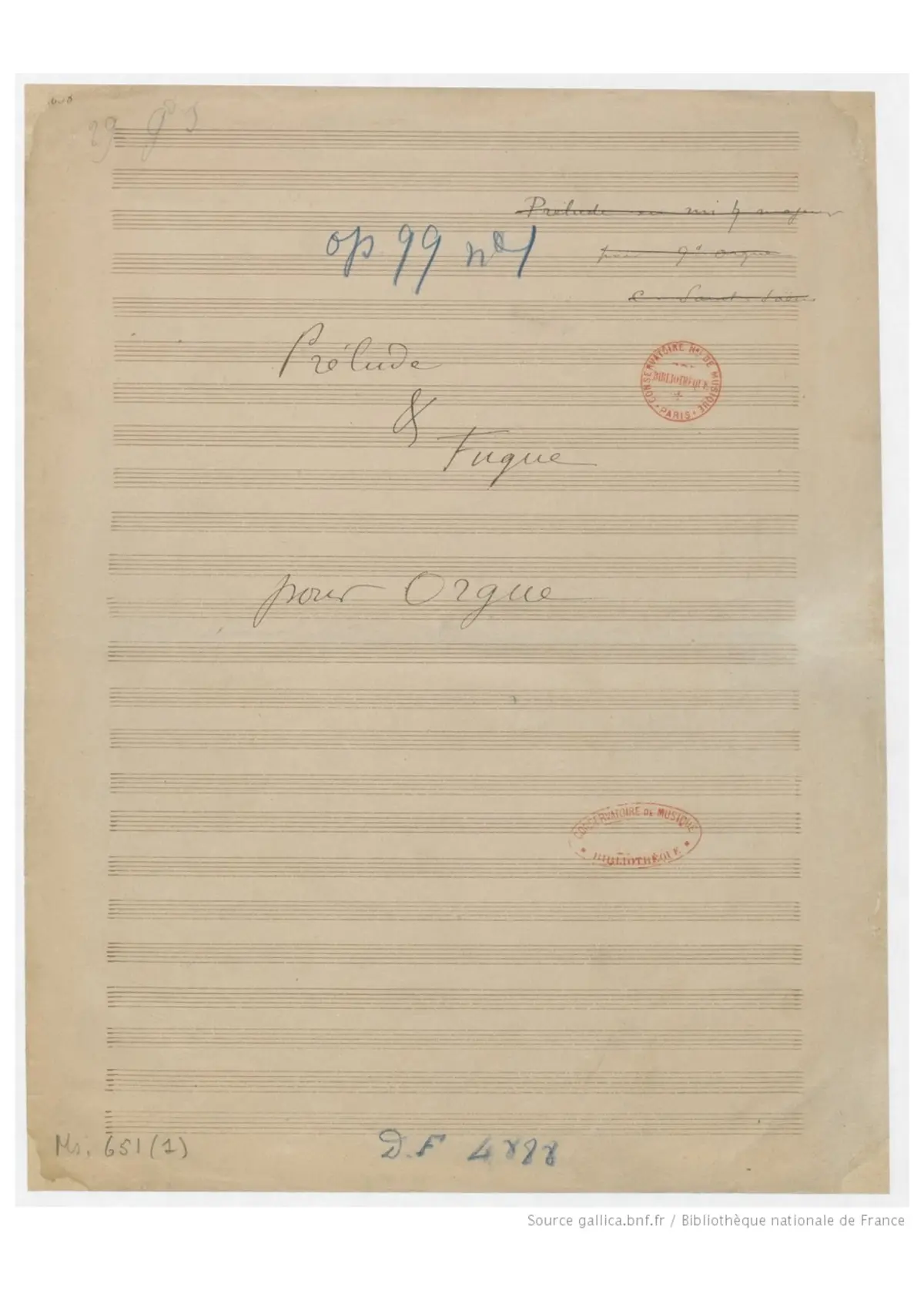 3 Préludes et Fugues - Page 1