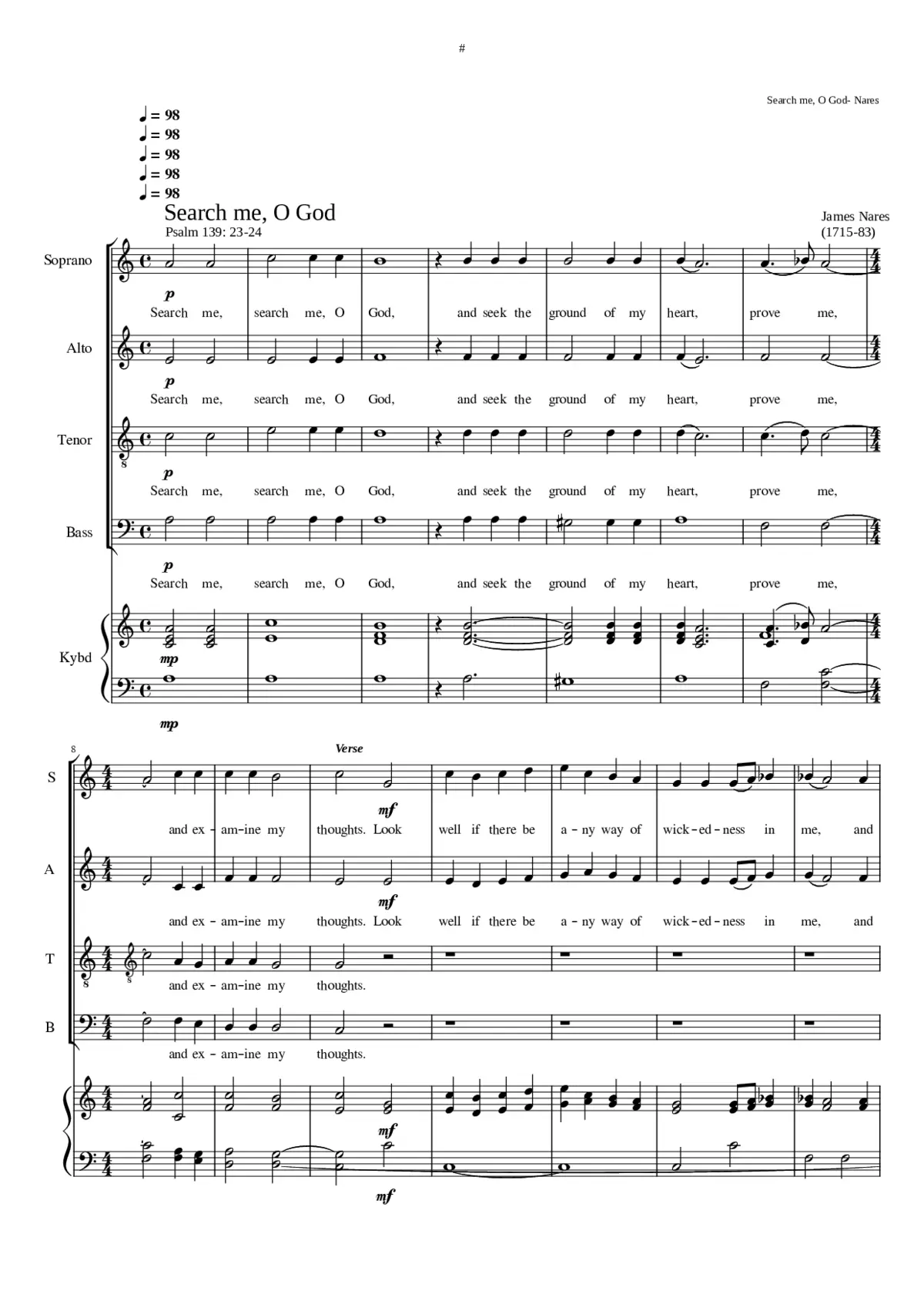 Search me O God - Page 1