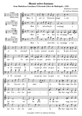 Monti, selve, fontane