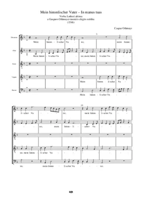 Mein himmlischer Vater - In manus tuas