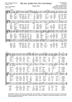 My soul, praise thou the Lord always