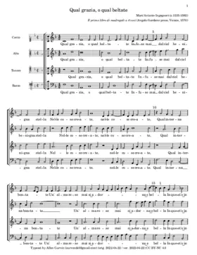 Qual grazia, o qual beltate