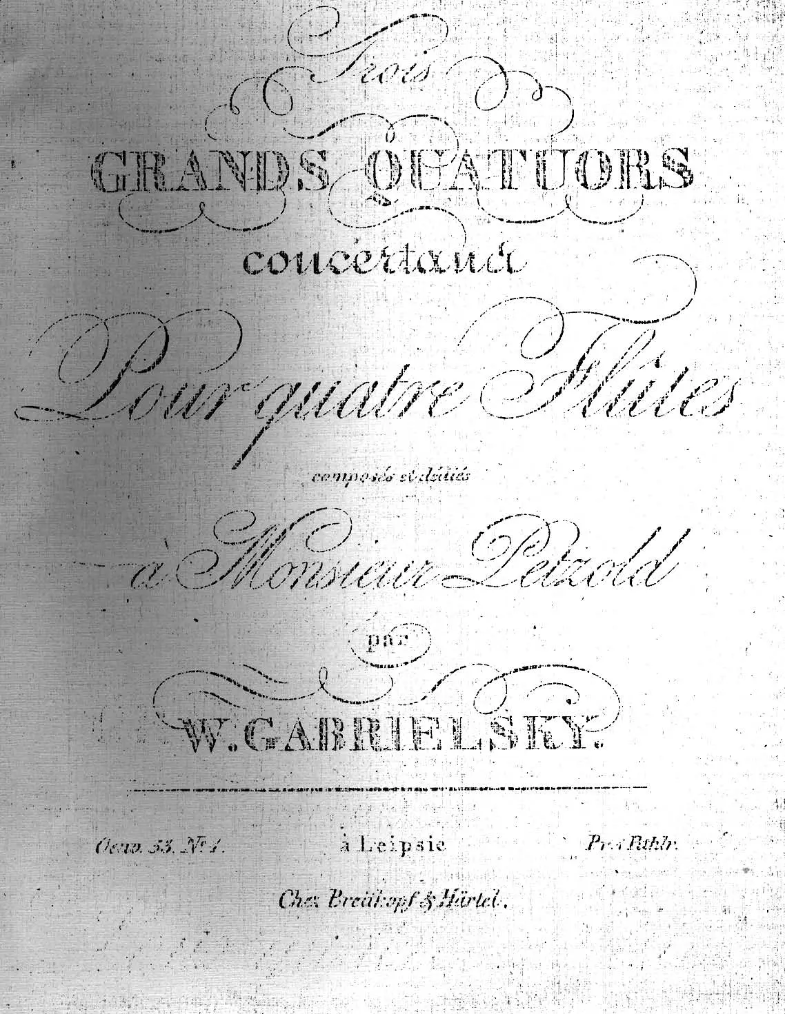 3 Flute Quartets - Page 1