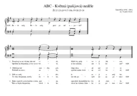 ABC - Květná (pašijová) neděle