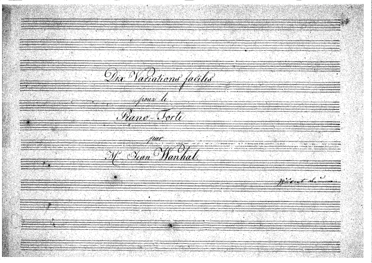 Dix Variations faciles - Page 1