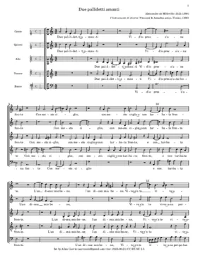 Due pallidetti amanti