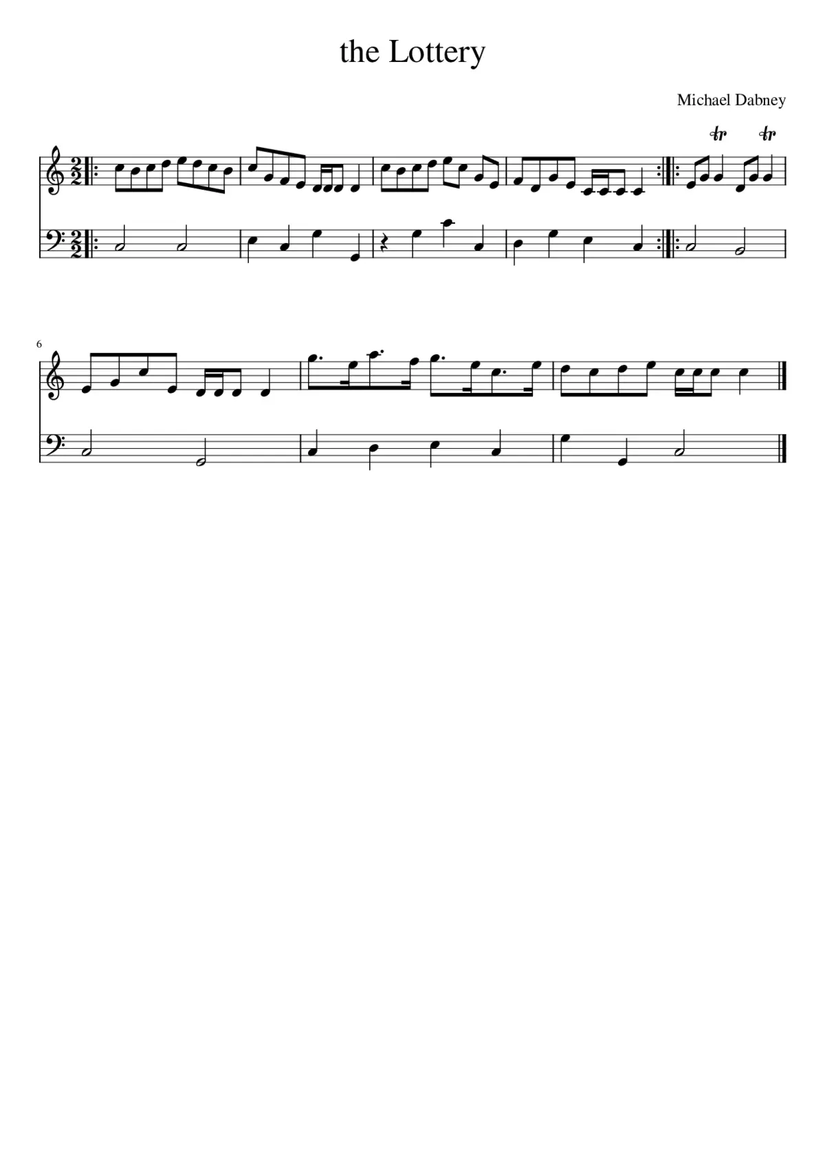 The Lottery - Page 1