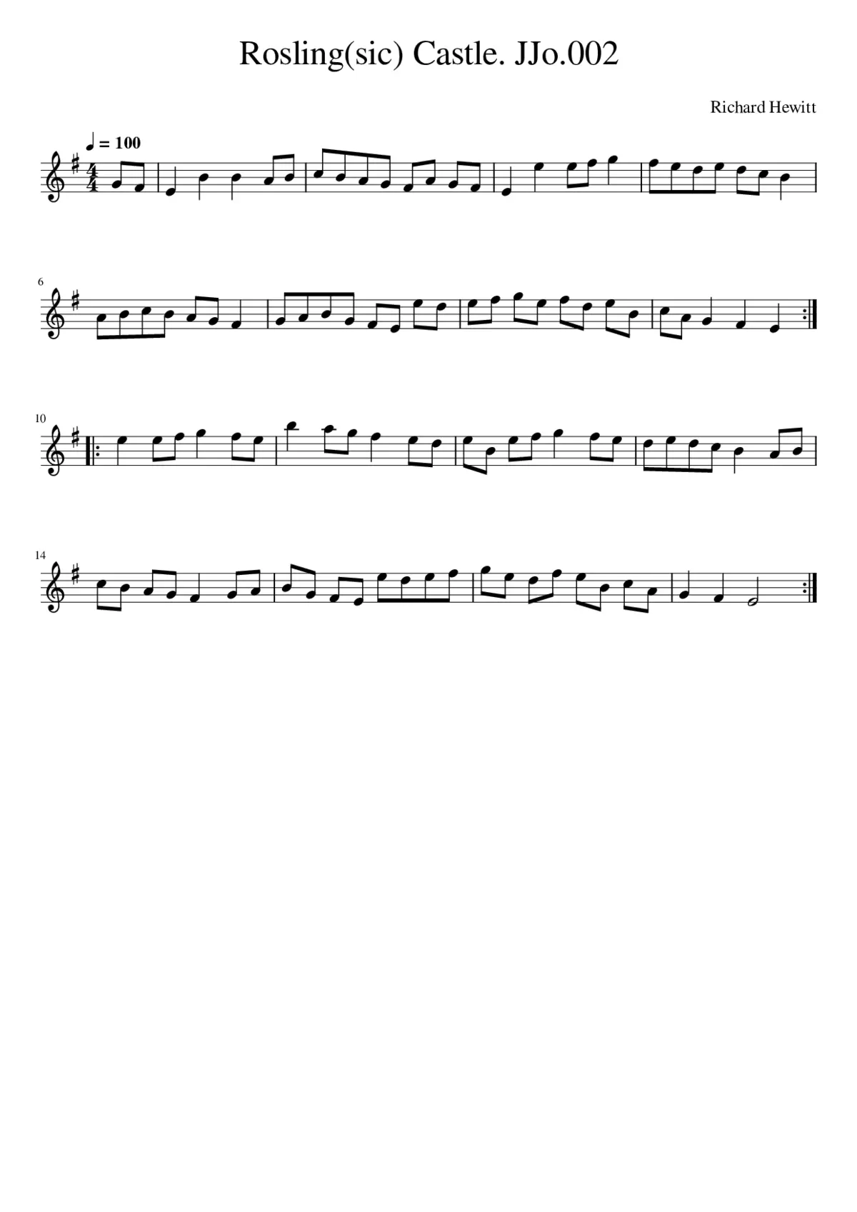 Rosling(sic) Castle. JJo.002 - Page 1