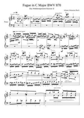 Das wohltemperierte Klavier II BWV 870-893