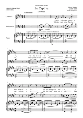 La Captive, orientale