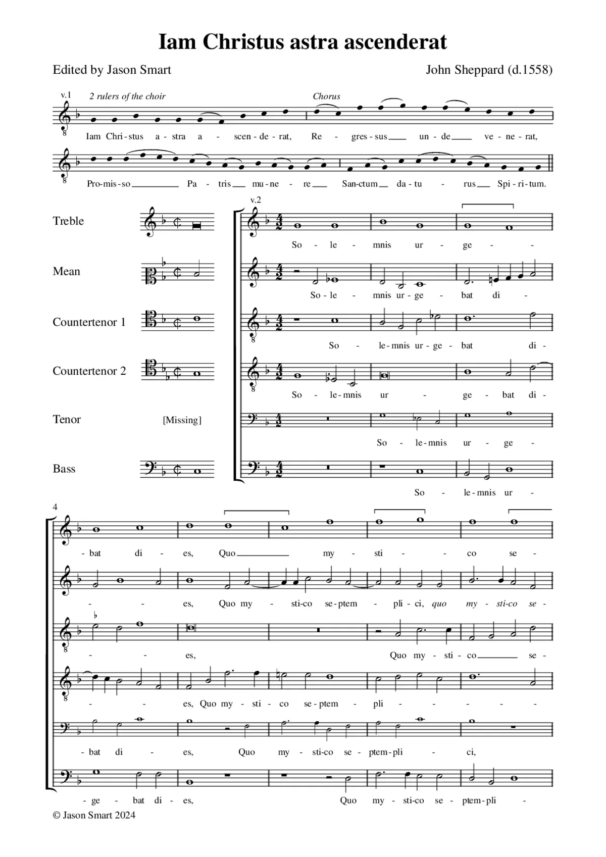 Iam Christus astra ascenderat - Page 1