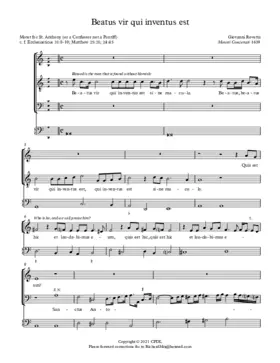 Beatus vir qui inventus