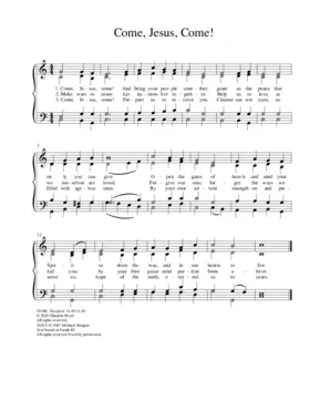 Come, Jesus, Come!