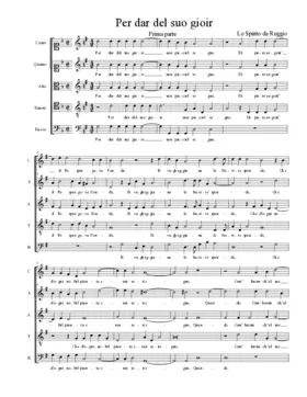 Per dar al suo gioir