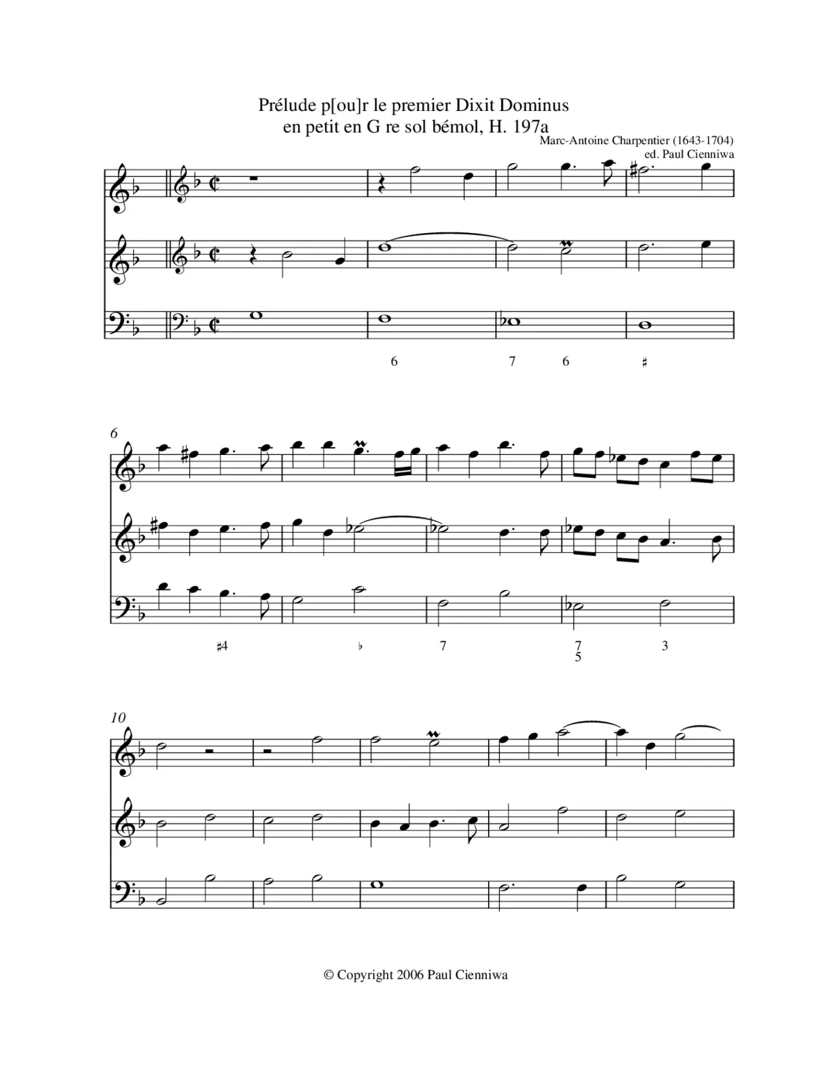 Dixit Dominus H 197 - Page 1