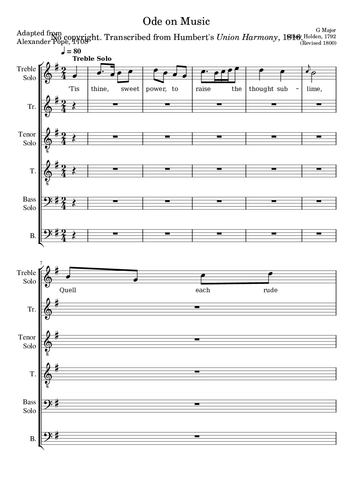 Ode to Music - Page 1