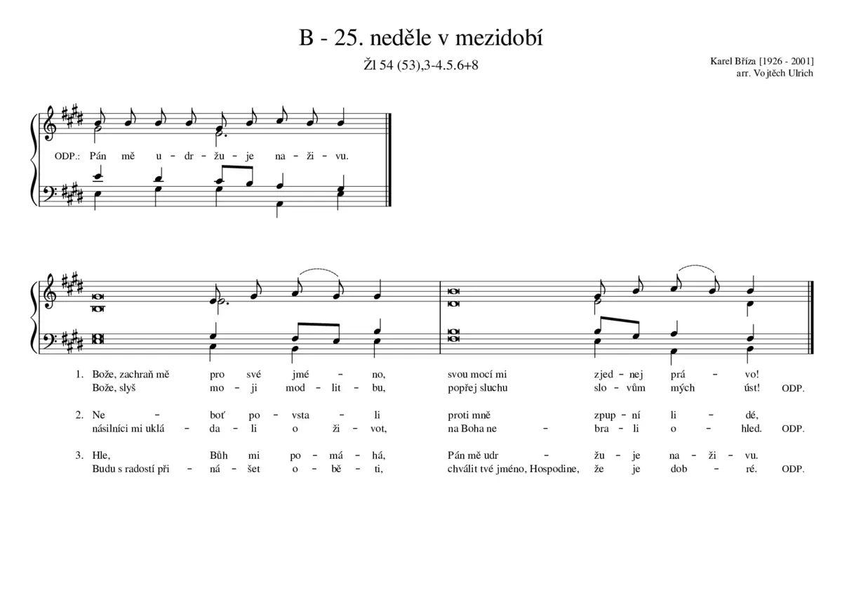 B - 25. neděle v mezidobí - Page 1