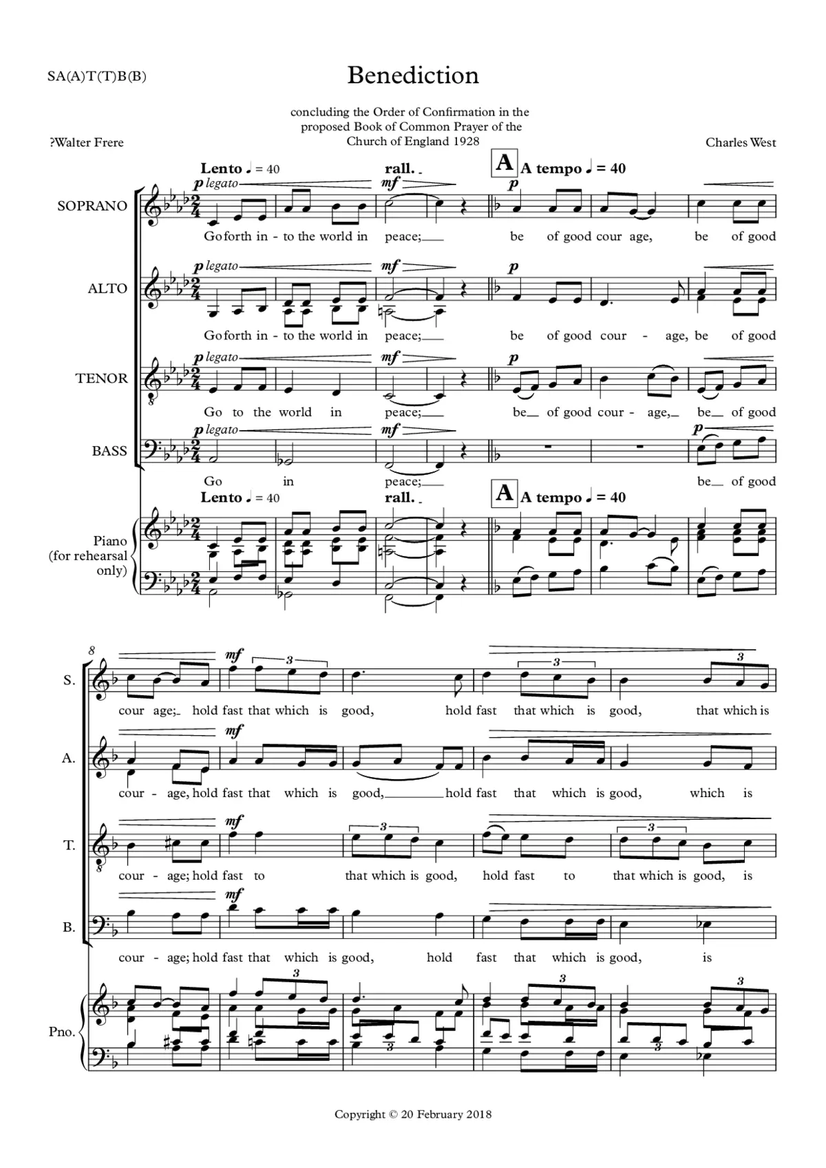 Benediction - Page 1