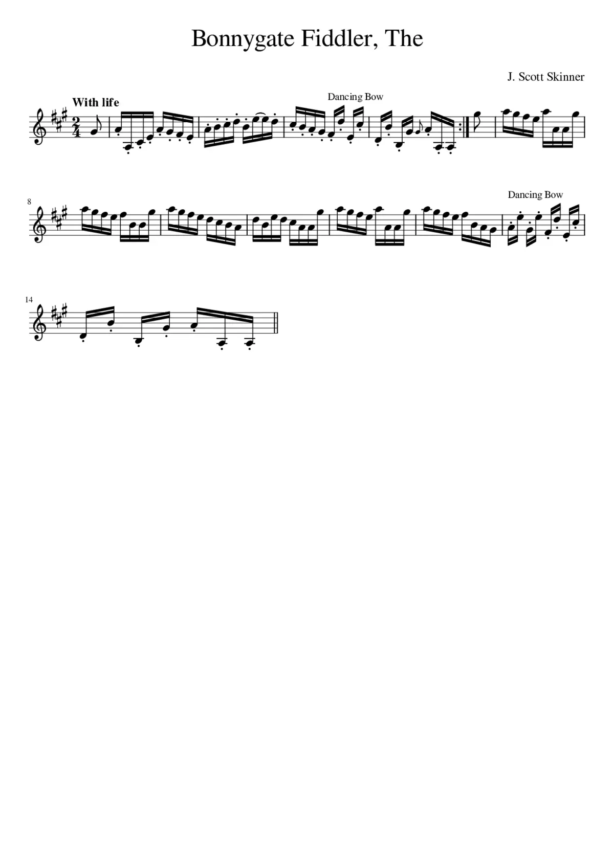 The Bonnygate Fiddler - Page 1