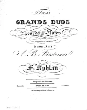 3 Grand Duets for 2 Flutes