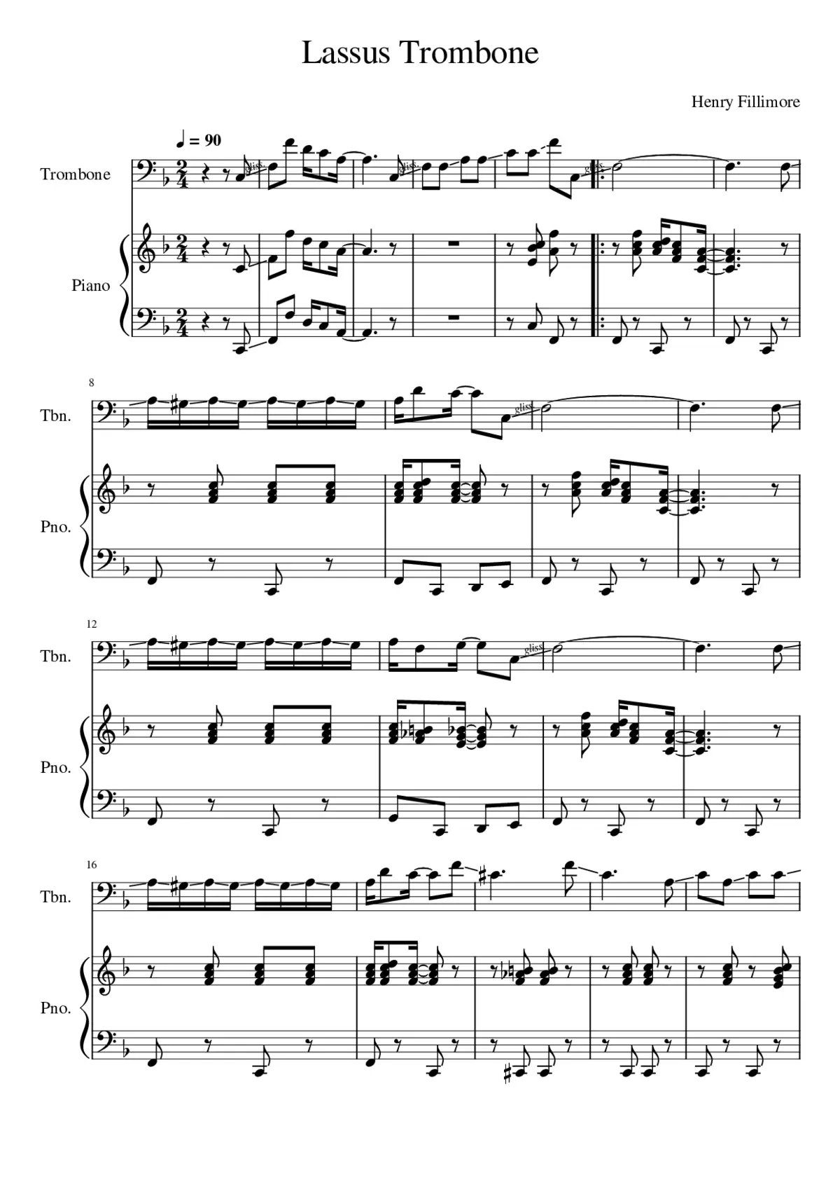Lassus Trombone - Page 1