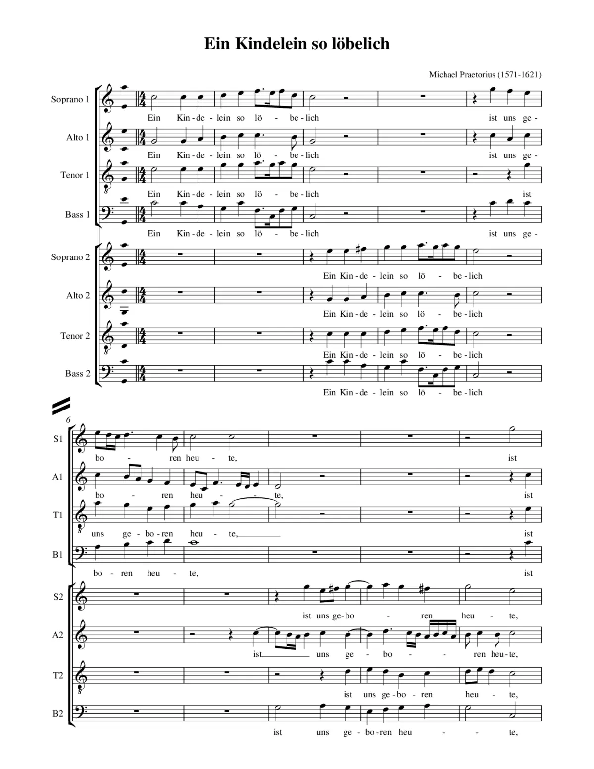 Ein Kindelein so löbelich - Page 1