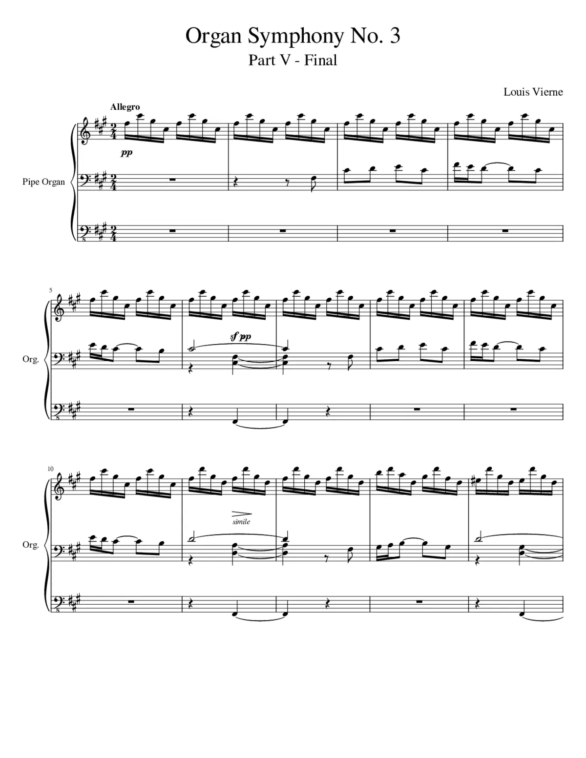 Symphonie No.3 Op.28 - Page 1