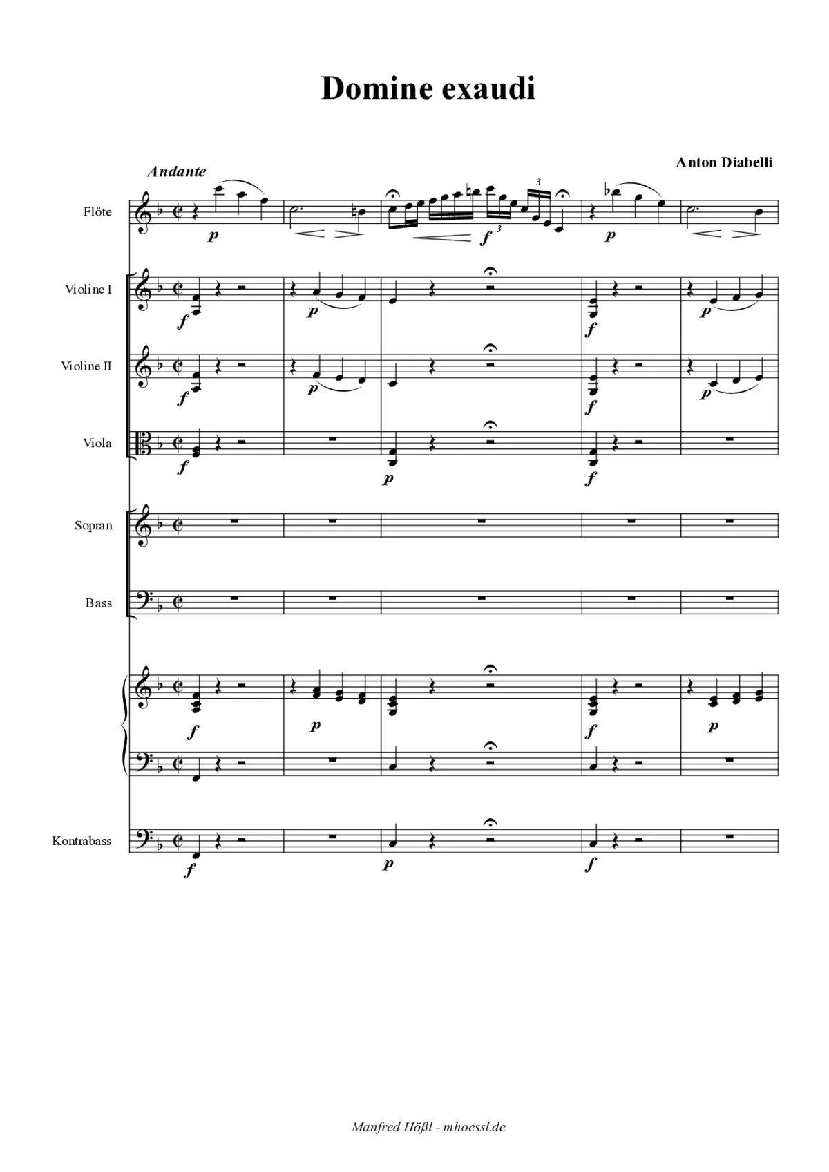 Domine exaudi - Page 1