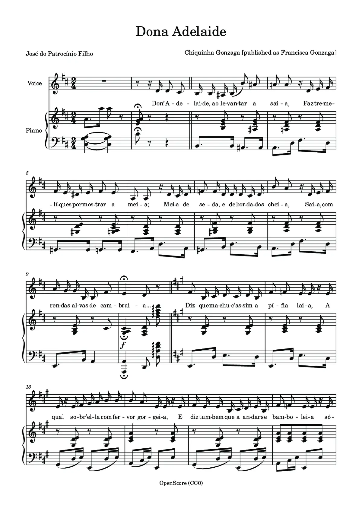 Dona Adelaide - Page 1