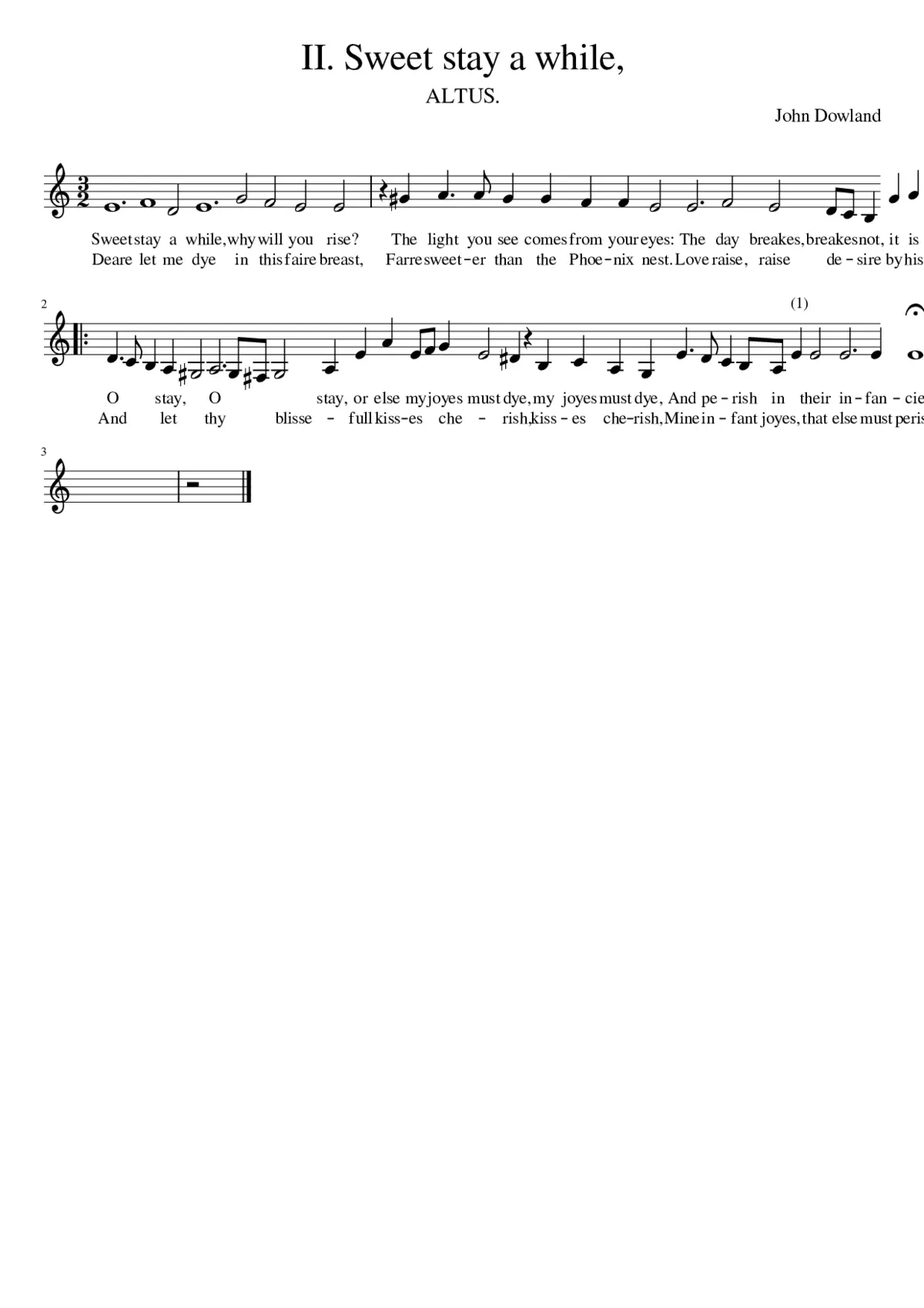 II. Sweet stay a while - Page 1